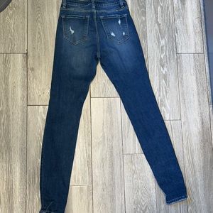 Kancan distress skinny jeans